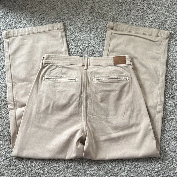 AE Women's Super hi rise baggy Wide Leg Short Length Pants - Picture 5 of 7